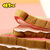 佬食仁西瓜风味吐司面包夹心蛋糕创意网红小零食饼干早餐 西瓜风味吐司面包500g/整箱第3张高清大图
