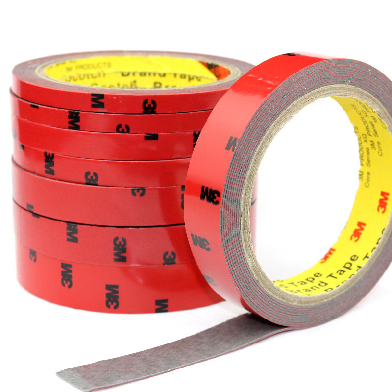 3m强力双面胶红色10mm3m5卷装汽车家居通用