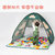 沙滩公园遮阳帐篷小孩儿童男女孩室内外游戏玩具屋海边自动帐篷 tp2347(军绿色)第3张高清大图