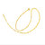 传世美钰 黄金项链足金水波纹项链 免工费(约4.17克 长约43cm)第5张高清大图