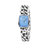 卡文克莱 CK女士手表 时尚方形白色表盘手镯式表链石英女表K5D2M126 适用15cm手腕K5D2M126(蓝色)第4张高清大图