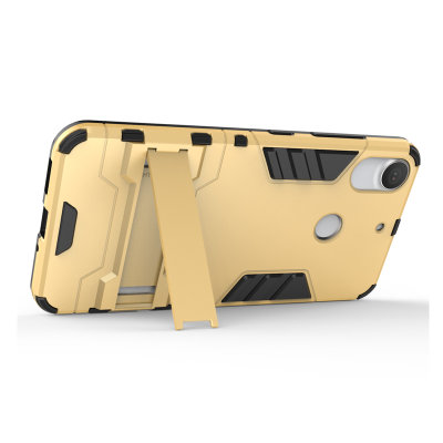 木木（MUNU）HTC Desire 10Pro 手机壳 手机套 D10W 保护壳 保护套 支架防摔壳 钢铁侠硬壳(土豪金)