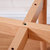 家逸凳子实木 布艺小凳子 餐桌凳 创意梳妆凳 原木绿色(素颜 原木色凳腿)第2张高清大图