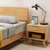 欧尔卡斯北欧床实木床现代简约1.8米双人主卧室婚床1.5米单人床小户日式家具(床+床头柜*1+床垫*1 1.8m)第4张高清大图
