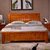 艾莉哲家具 中式现代家具实木床双人床 1.8米1.5米床架 结婚大床橡胶木床999(1500*2000 床+2个床头柜)第2张高清大图