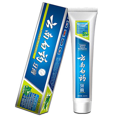 【真快乐自营超市】云南白药薄荷香型牙膏210g