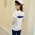 娇维安 夏季韩版体血衫 圆领短袖女士T恤 宽松印花图案女式t恤 女(白色 XL)第2张高清大图