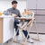 多功能可折叠宝宝餐椅 宝宝吃饭用椅子母婴用品 便携式儿童餐椅(少女粉（靠背可调）)第2张高清大图