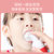植物主义 3支装儿童慕斯泡沫牙膏牙刷宝宝草莓口味按压式防蛀牙2-12岁(粉色 颜色)第5张高清大图