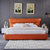 A家家具 皮床现代双人床卧室简约1.5米1.8米主卧床婚床A6101F(如图色 1.5米架子床+床垫)第3张高清大图