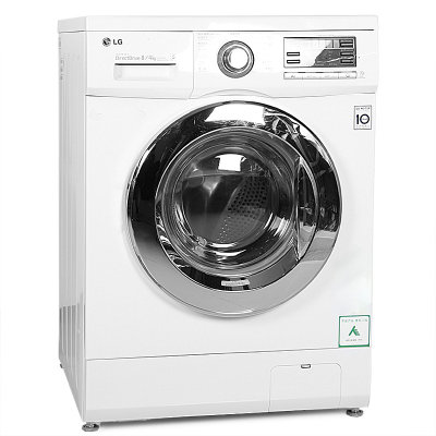 LG WD-A12411D  8公斤6种智能手洗DD变频电机滚筒洗衣机