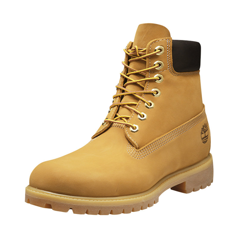 timberland添柏岚户外休闲防水经典大黄靴马丁靴10061宽版男款黄色39