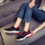 羊骑士春夏学生韩版休闲运动鞋单鞋鞋子春季透气女鞋(SA-1811黑红色)第3张高清大图
