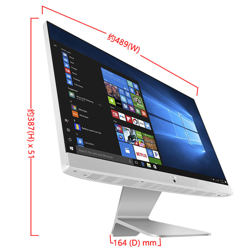 华硕asus傲世v4000215英寸一体机电脑j50054g1tb冰钻银