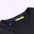 范思哲Versace男装 男士时尚条纹印花宽松短袖T恤纯棉半袖t恤90607(黑色 46)第4张高清大图