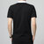 NAKECY夏季男士短袖T恤 韩版青年修身半袖衬衫领假两件体恤衫大码上衣潮(黑色 M)第5张高清大图