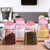 日式厨房用品家用调料盒调味罐套装烧烤佐料瓶油盐罐收纳盒组合装(粉色150ml四件套)第3张高清大图