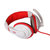 硕美科 声籁(Salar) KX200 台式CF LOL游戏头戴式耳麦带麦(白红色)第2张高清大图