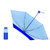 安居先森炫酷时尚加厚蓝胶晴雨两用六折伞 蓝胶浪漫紫（把）第3张高清大图
