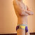华杰龙HUAJIELONG男士拼色三角柔软男内裤 低腰青少年男士三角裤(紫色 XL)第3张高清大图