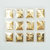 汉今国际 首轮12生肖邮票金砖铜镀金样品第2张高清大图