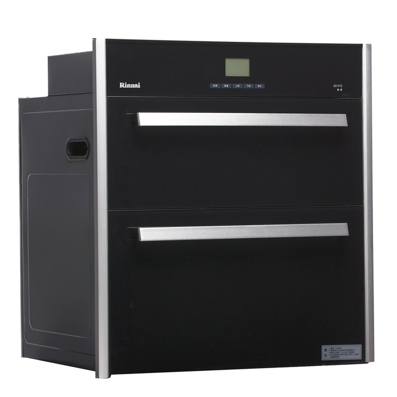 林内(rinnai) 901fg 消毒柜 臭氧 高温分层消毒 智能控制 黑色