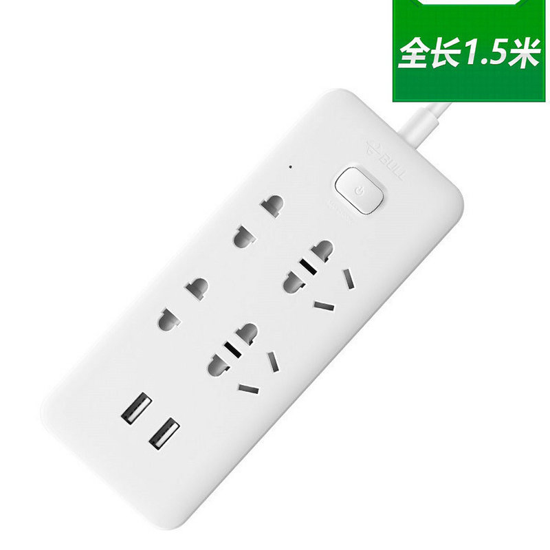 公牛延长线插座gnvuua124