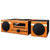雅马哈（YAMAHA）MCR-B043 迷你音响 CD播放机音箱组合套装 蓝牙/USB/FM 桌面(橙色)第2张高清大图