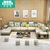 沙皮宝(SHAPBAO) 沙发 现代简约客厅布艺沙发大小户型可拆洗布沙发组合(3件套)第2张高清大图