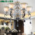雷士 欧式吊灯水晶灯复古欧式美式客厅卧室餐厅灯具ECD9000(3头不带光源)第2张高清大图