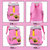 小黄人典雅背包3-6年级学生包（男、女款）(粉色)第4张高清大图