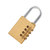 苏识 BC284 黄铜密码锁挂锁 （计价单位：个） 黄色第5张高清大图
