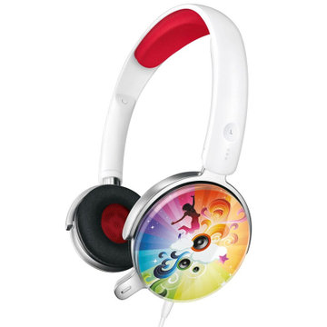 飞利浦（PHILIPS）游戏耳麦 SHM7110红跑步手机电脑耳挂式运动 头戴式耳机电脑耳 清仓(红色)