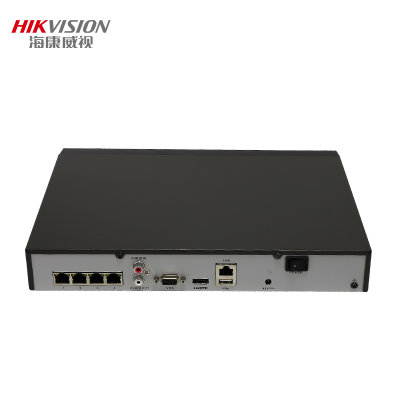 海康威视4路网络高清硬盘录像机NVR POE监控主机DS-7804NB-K1/4P(4 无硬盘)