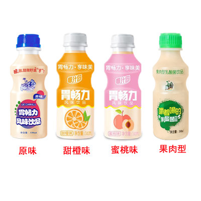 椰汁岛 胃畅力乳酸菌340mlx12瓶  酸奶牛奶胃动力儿童饮料