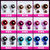 AIF春夏季新款耳钉 糖果UV系列 时尚配饰 日韩风(UV系列-天湖蓝)第2张高清大图
