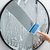 【擦玻璃神器】卫生间清洁刷地板刷瓷砖浴室镜子玻璃刮水器两用清洁刷(白色 一只  体验装)第6张高清大图