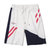 ROOSTER CHAMPION法国公鸡短裤男撞色设计全棉跑步运动卫裤潮D21081(白色 S)第5张高清大图