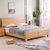 美天乐 实木床榉木床现代中式1.5米1.8米儿童床双人床单人床可做高箱床卧室婚床大床 进口榉木(颜色（定制） 床)第3张高清大图