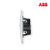 ABB开关插座面板由艺系列白色86型16A三孔带开关插座空调插座AU22853-WW第3张高清大图