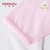小米米minimoto18薄款婴儿宝宝长袖连身连体哈衣爬服初秋打底(对襟-粉红片印 80cm（9-18个月）)第5张高清大图