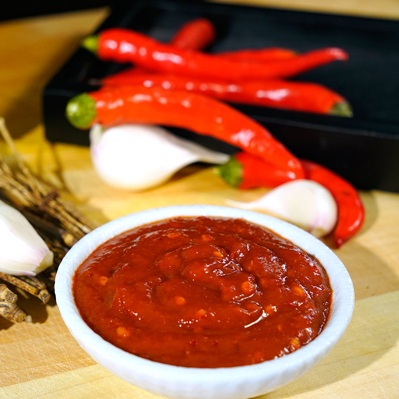 老才臣蒜蓉辣酱100g6袋装拌面下饭辣椒酱自制烧烤蘸酱料实惠装