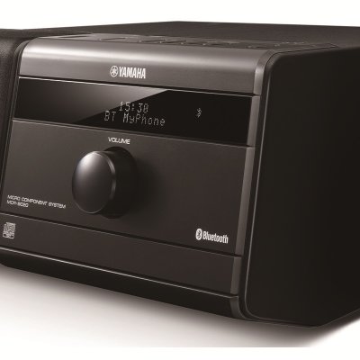 雅马哈（Yamaha）MCR-B020 迷你音响 CD播放机音箱组合套装 蓝牙/USB/FM（黑色）