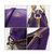 COACH 蔲驰 33733 女士新款纯皮纯色单肩手提女包(紫色)第5张高清大图