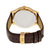 天梭/Tissot手表 俊雅系列钢带石英男士手表T063.610.11.038.00(金壳白面棕带)第5张高清大图