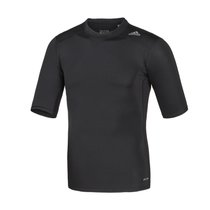 新款Adidas 阿迪达斯 男装 训练 短袖紧身T恤 TECH-FIT AJ4966(AJ4966 A/XL)
