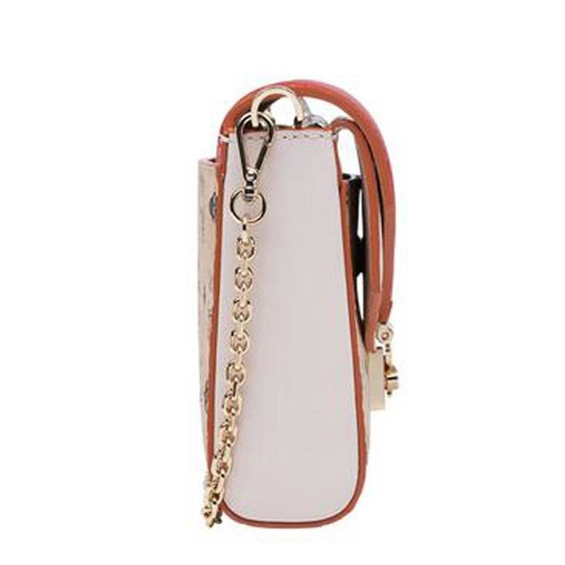 mcm女士米色翻盖字母印花信封链条包myz9sme80iz米色