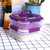 密封透明食品收纳保鲜盒塑料有盖冰箱冷藏保鲜储藏盒二层组合装(默认 默认)第2张高清大图