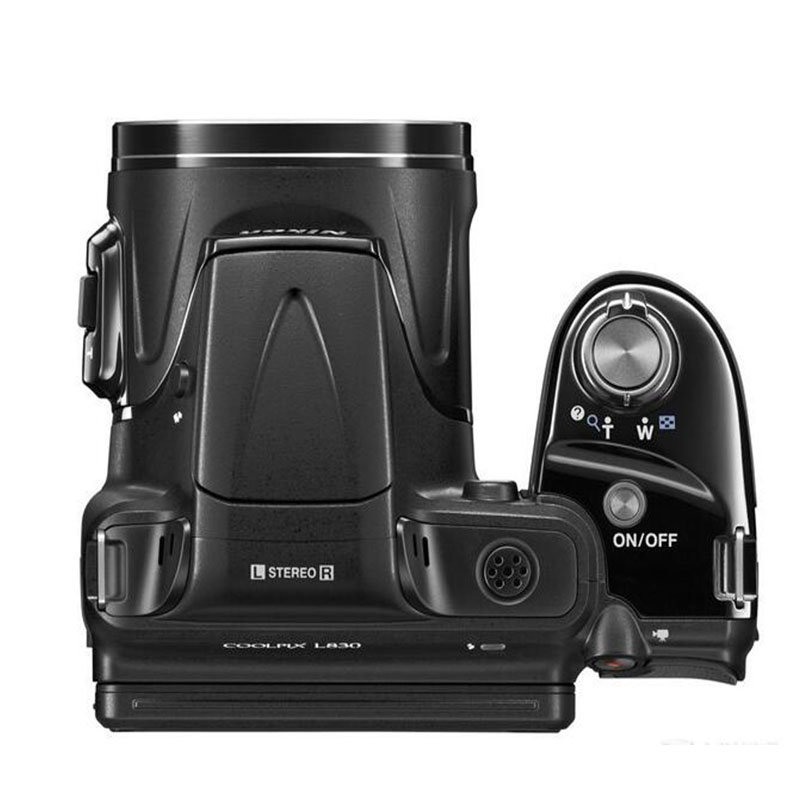 尼康(nikon)coolpix l830 1600万 34倍光学变焦 数码相机(黑色 官方