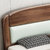 恒兴达 乌金木实木床1.8米软靠双人床现代简约中式主卧婚床(1.8*2米胡桃色 床+床头柜*1)第4张高清大图